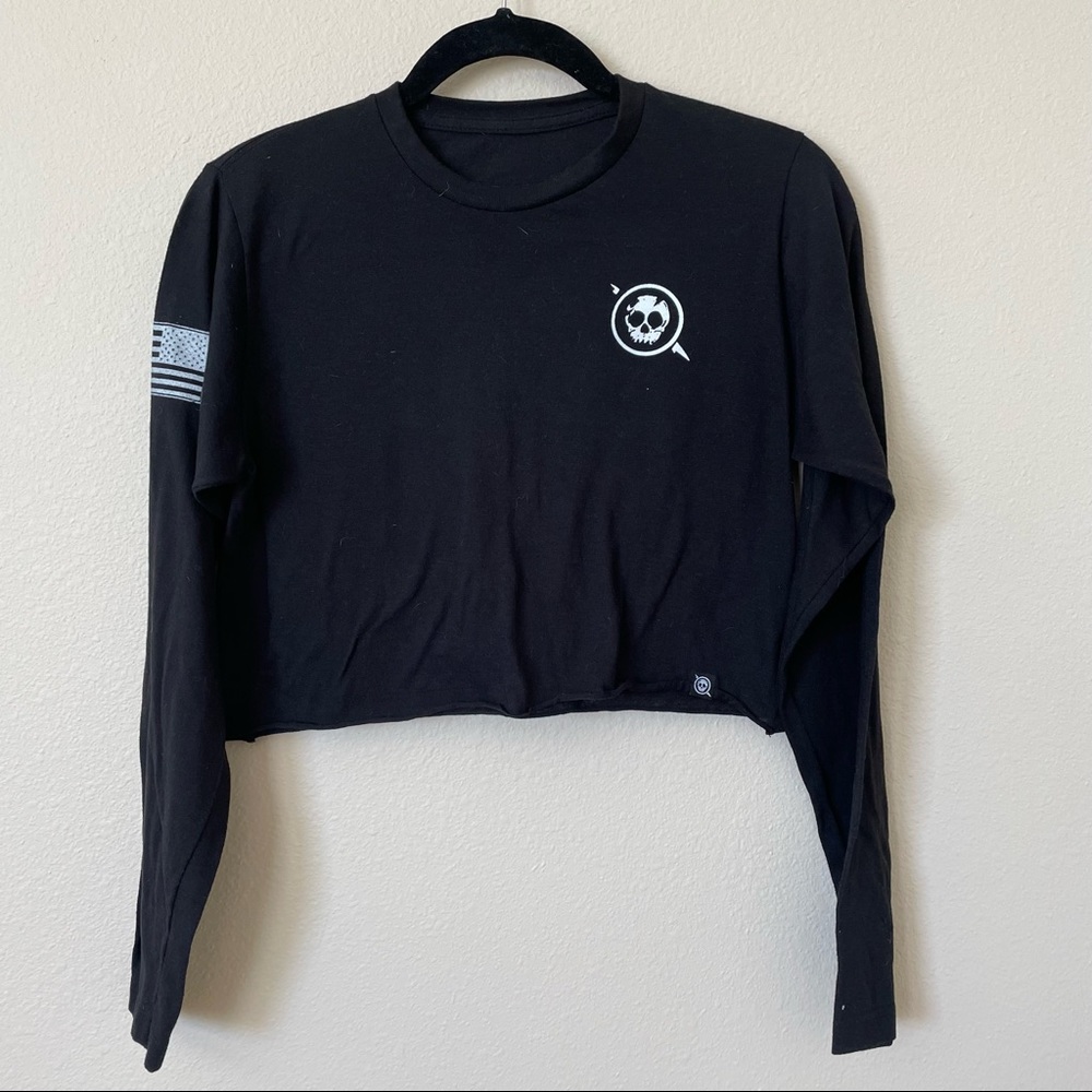 Cambro Long Sleeve Crop Top